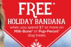 Milk-Bone & Pup-peroni Free Holiday Bandana Offer