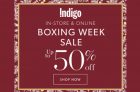 Indigo Boxing Week Sale