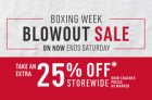 Mark’s Boxing Week Blowout Sale
