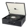 1byone Suit-case Style Turntable with Speaker, Bluetooth support and Vinyl-To-MP3 Recording, Belt Driven Record Player