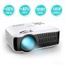 GooBang Doo ABOX T22 Mini Portable Projector,1080p HD Multimedia Home Theatre LCD Projector