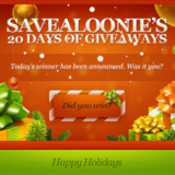SaveaLoonie’s 20 Days of Giveaways – Day 17 Winners
