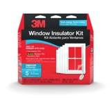3M Indoor Window Insulator Kit, Five Pack (3′ X 5′)