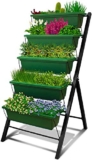 4-Ft Raised Garden Bed – Freestanding Vertical Garden