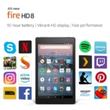 All-New Fire HD 8 Tablet | 8″ HD Display, 16 GB, Black