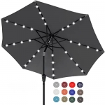 ABCCANOPY 9FT Patio Umbrella with 32LED Lights