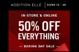 Addition Elle Boxing Day Sale