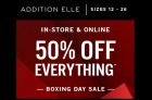 Addition Elle Boxing Day Sale