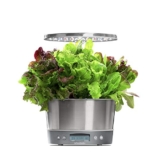 AeroGarden Harvest Elite 360 – Stainless Steel w/Heirloom Salad Greens Seed Kit