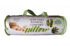 Aloe Vera Bamboo Comfort Pillow with Shredded Memory Foam and Removable Washable Cover Queen