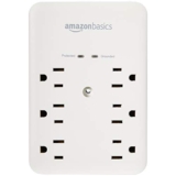 AmazonBasics 6 Outlet Wall-Mount Surge Protector