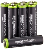 AmazonBasics AAA Rechargeable Batteries (8-Pack) Pre-charged – Packaging May Vary