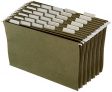 AmazonBasics Hanging Office Cabinet File Folders – Legal Size, Green, 25-Pack