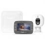 Angelcare 3-in-1 Baby Monitor, with Breathing Movements Tracking, 4.3’’ Video, Sound & Temperature Display on Camera