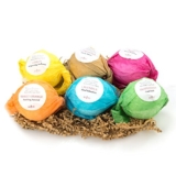 Anjou Bath Bombs Gift Set, 6 x 3.5 oz Colorless Bath Bombs Kit
