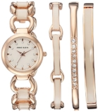 Anne Klein Women’s Quartz Metal and Alloy Dress Watch, Color:Rose Gold-Toned