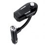AUKEY Bluetooth FM Transmitter, Wireless Car Kit with Car Charger, Audio Input and USB Input for Mobile Audio Output Devices