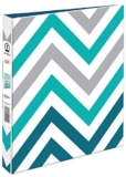 Avery Durable Fashion Binder, 1″ Round Rings, Zig Zag Pattern