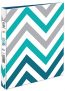 Avery Durable Fashion Binder, 1″ Round Rings, Zig Zag Pattern