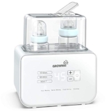 GROWNSY Bottle Sterilizer 6-in-1 Fast Baby Food Heater & Defrost