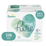 Pampers Aqua Pure 6X Baby Wipes, 336 count