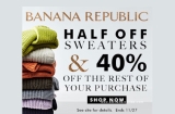 Banana Republic Black Friday Sale