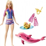 Barbie Dolphin Magic Snorkel Fun Friends Set