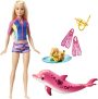 Barbie Dolphin Magic Snorkel Fun Friends Set