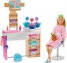 Barbie Face Mask Spa Day Playset with Blonde Barbie Doll