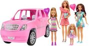 Barbie Playset with 4 Sister Dolls and Limo