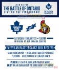 Free Tickets To ACC: Leafs vs Sens on Videoboard!