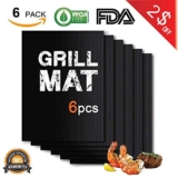 BBQ Grill Mat Set of 6