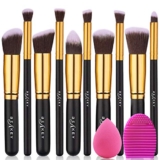 BEAKEY Makeup Brush Set with Blender Sponge and Brush Egg