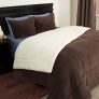 Bedford Home 2-Piece Sherpa/Fleece Comforter Set, Twin