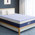 BedStory Memory Foam Mattress Topper, 2 inch, Lavender Infused