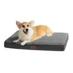 Bedsure Medium Orthopedic Dog Bed, Dark Grey, 30x20x3 Inches