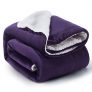 Bedsure Sherpa Throw Fleece Blanket