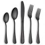 Berglander Flatware Set Black Gold, 20 Piece