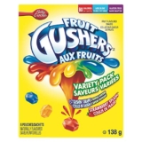Betty Crocker Gushin Grape/Strawberry Gushers, 6-Count