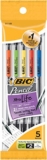 BIC Mechanical Pencils, Black, 0.7mm, 5-pack