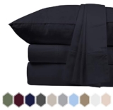 Bluemoon Homes 800 Thread Count 100% Egyptian Cotton Sheets – Extra Long-Staple Cotton King Sheets, Elephant Grey