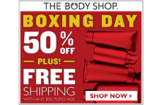 The Body Shop Boxing Week Sale