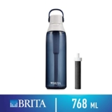 Brita Premium Filtering Water Bottle with Filter, BPA-Free, 768 mL