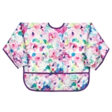 Bumkins Waterproof Sleeved Bib, Watercolor, 6-24 Months