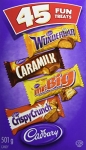 Cadbury Fun Treats Chocolate, 45 Count