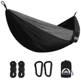 2 Person Nylon Camping Hammock with Tree Straps