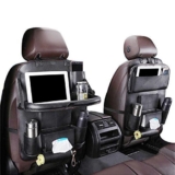 Back Seat Organizer with Foldable Table Tray, 2 Pack