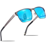 CARFIA Metal Mens Sunglasses Polarized UV Protection
