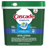 Cascade Complete Dishwasher Pods, Fresh Scent, 90 Count