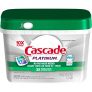 Cascade Platinum ActionPacs Dishwasher Detergent, Fresh Scent, 75 count